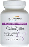 Transformation The Genesis of Good Health Enzymes CalmZyme Supplement with Enzymes & Herbal Blend, Maximize Digestion of Nutrients, Production of Energy & Aid in Immune Support, 100 Capsules
