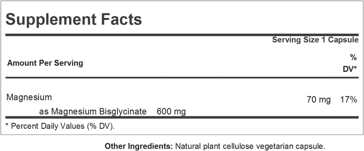 Andrew Lessman ProCaps Magnesium Bisglycinate, 240 Capsules | Magnesium bisglycinate providing gentle, highly bioavailable magnesium in convenient easy-to-swallow capsules.