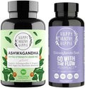 Happy Healthy Hippie PeriPeace Supplements for Women & Organic Ashwagandha Capsules