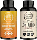 Happy Healthy Hippie Joy-Filled with Saffron Mood Support Supplement & Glow for It Astaxathin Supplement