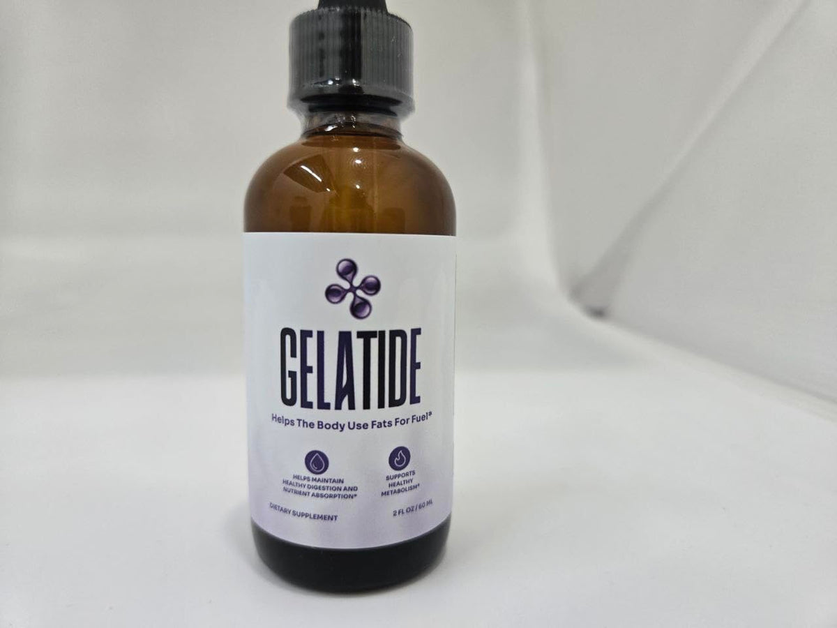 Gelatide Drops – Maca, Grape Seed & Chromium – 2 fl oz, 1 Month Supply | Also includes herbal blend with Maca, Grape Seed Extract & Chromium | Non-GMO, Stimulant-Free, Made in USA