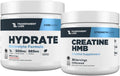 Transparent Labs Hydrate Electrolytes Powder (40 Servings, Tropical Punch) & Creatine HMB (30 Servings, Unflavored)