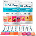 DripDrop Hydration Zero Sugar Plus Electrolyte Packets, Bundle, 16 Ct | Raspberry Lemonade, Watermelon, Tangerine, Tropical Punch, Strawberry Kiwi, Peach, Cherry Limeade, Wild Berry; Sugar Free