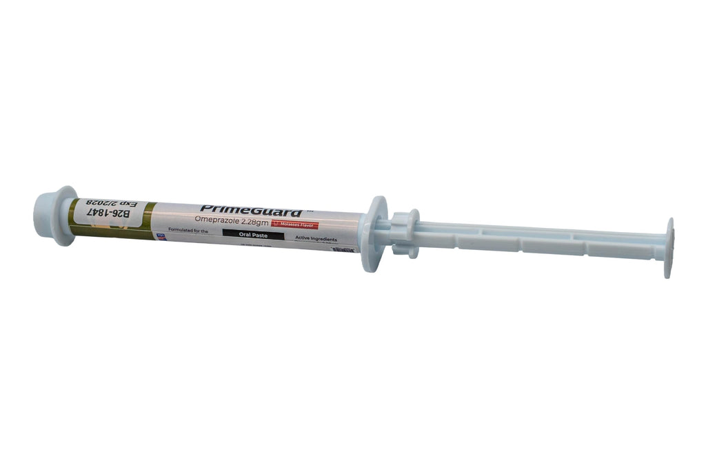 PrimeGuard (omeprazole) Oral Paste Syringe (2.28 Gm), Apple Flavor - 5 Pack