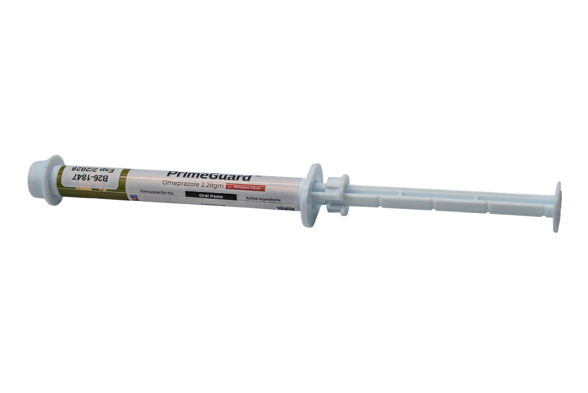 PrimeGuard (omeprazole) Oral Paste Syringe (2.28 Gm), Apple Flavor - 5 Pack