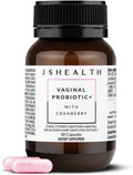 JSHealth Vaginal Probiotic for Women. Shelf-Stable Probiotic for Urinary and Vaginal Health. Cranberry and Lactobacillus Strains. Nutritionist-Formulated (30 Capsules)