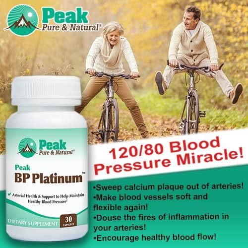 Peak Pure & Natural Peak BP Platinum from 30 Capsules