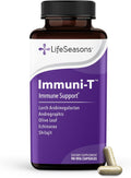 LifeSeasons Immuni-T - Immune Support Supplement - Immunity System Booster - Natural Cold & Flu Relief - Elderberry, Echinacea, Andrographis, Arabinogalactans & Olive Leaf - 90 Capsules