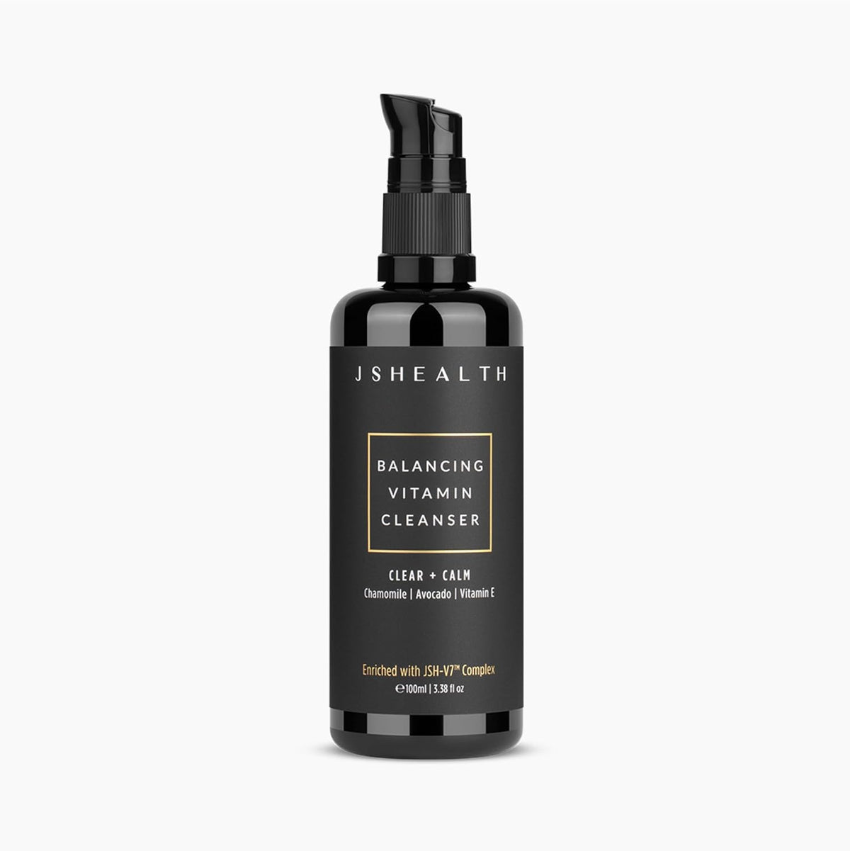 JSHealth Facial Cleanser Gentle Face Wash for Women & Men | With Sensitive Skin in Mind, Made with Vitamins C & E, Avocado Oil, & Chamomile
