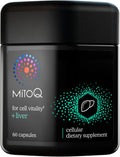 MitoQ +Liver – Advanced Liver Supplement with Highly Bioavailable Milk Thistle, Choline, Selenium Mitoquinol – Supports Metabolism, Body’s Natural Detoxification & Liver Health – 60 Capsules