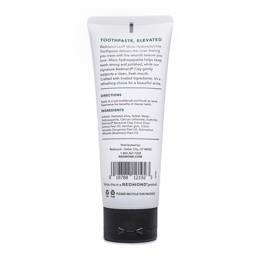 REDMOND Leaf Micro Hydroxyapatite Toothpaste Tube (Variety Pack)