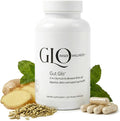 Gut Glo 4-in-1 Probiotic (16 Billion CFU) Gut Health Supplement, Digestive Enzymes, Magnesium & Organic Herbs – Ginger, Peppermint for Bloating & Constipation Relief – Vegan – 120 Capsules