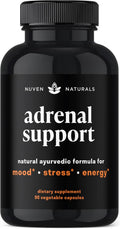 Adrenal Support & Cortisol Manager Supplement - Ashwagandha, 90 Capsules | Adrenal Support Supplements with Ashwagandha Extract, Rhodiola Rosea, Holy Basil, Support Stress Response, Mood, & Energy*