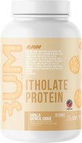 RAW Whey Isolate Protein Powder, Vanilla Oatmeal Cookie (CBUM Itholate Protein) - 100% Grass-Fed Sports Nutrition for Muscle Growth & Recovery - Low-Fat, Low Carb, Naturally Flavored - 25 Servings