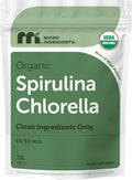 Micro Ingredients Organic Spirulina Chlorella Tablets, 720 Count | 4 Month Supply. 50/50 Algae Blend, Broken Cell Wall, Sunlight Grown. Contains Vegan Protein & Naturally Occurring Chlorophyll