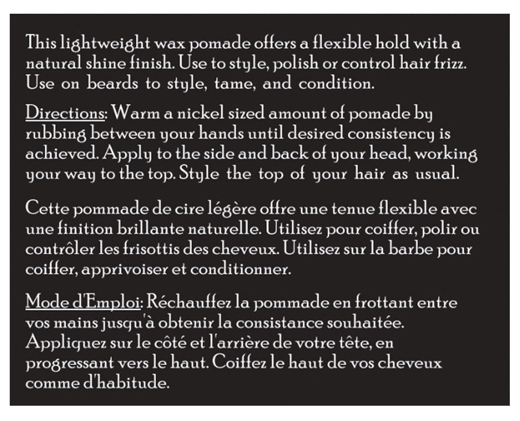 Brickell Men's Products Flexible Hold Wax Pomade for Men, Irritation Free, Natural Shine Hair Styling Product, With Shea Butter, Vitamin E, and Rosemary, 2 Ounce, Scented