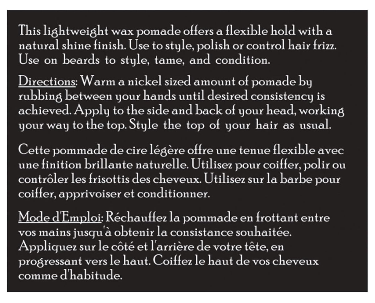 Brickell Men's Products Flexible Hold Wax Pomade for Men, Irritation Free, Natural Shine Hair Styling Product, With Shea Butter, Vitamin E, and Rosemary, 2 Ounce, Scented