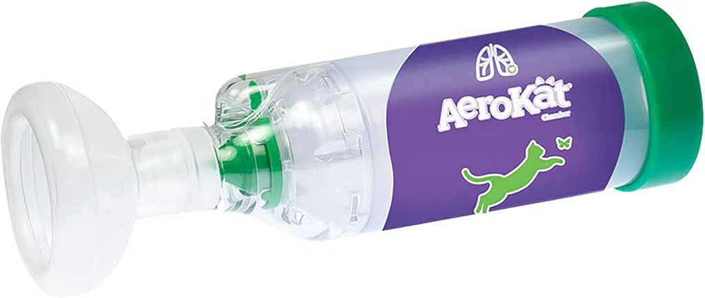 Aerokat The Original Feline Aerosol Chamber Inhaler Spacer for Cats and Kittens with Exclusive Flow-Vu Indicator