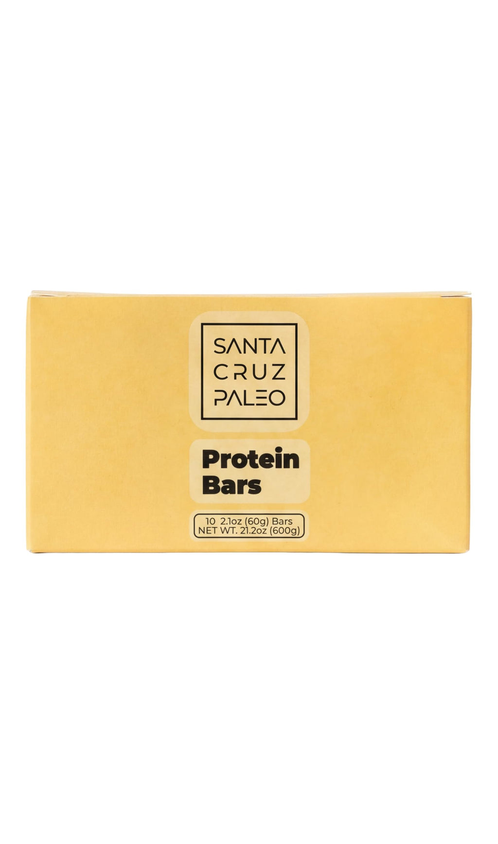 Santa Cruz Paleo Protein Bar – 20g Grass-Fed Whey & Collagen Protein – Wildflower Honey Sweetened, No Seed Oils, High Protein Snack Bar (Chocolate Flavor, Pack of 10)