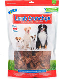 PCI Pet Center Inc Lamb Crunchys raw dehydrated Lamb Dog Treats, 16 oz Pack | Made in USA dog treats from single-ingredient lamb lung, for dogs of all ages - can be used for training or daily treats