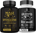 Ancestral Supplements FEM & Mofo Bundle – His & Hers Grass Fed Organ Supplements – Supports Hormone Balance, Energy, Vitality & Wellness – Pasture Raised Beef Organ Multivitamin for Men & Women