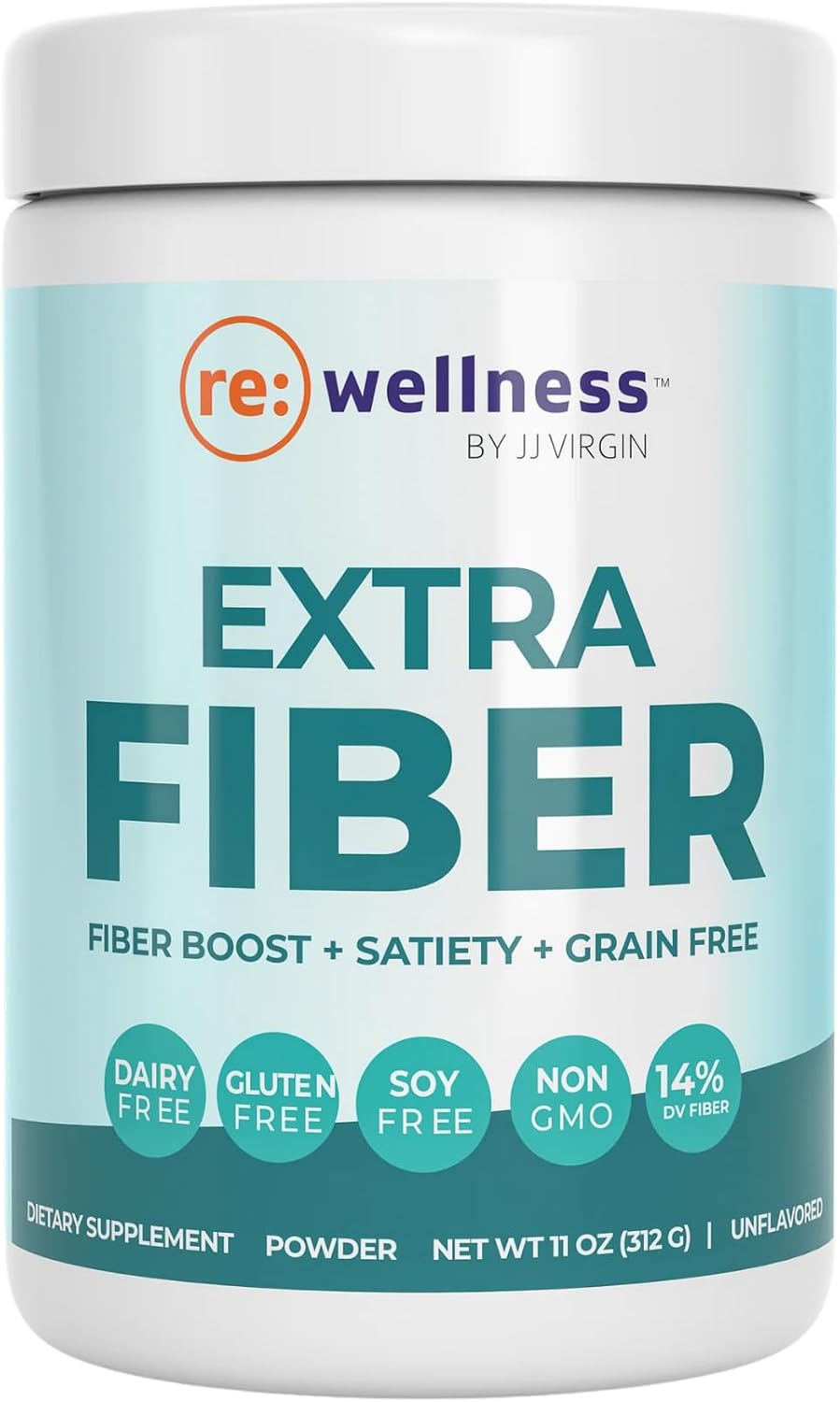 Reignite Wellness by JJ Virgin Chocolate Plant Based All-in-One Shake and Extra Fiber Powder Supplement
