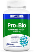 Enzymedica Pro-Bio Probiotic Supplement for Digestive & Gut Health - Daily Probiotic Capsules for Women & Men, 10 Billion CFU, Helps Reduce Gas & Bloating, Stomach Acid Resistant - 120 Caps