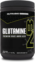 NutraBio Pure L-Glutamine Powder, 100 Servings L-Glutamine Supplement, Amino Acid, Pure Grade, Glutamina, Absolutely no Additives, Fillers or Excipients, Muscle Recovery Supplement - (500 Grams)