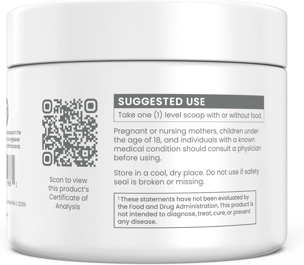 Renue By Science Resveratrol | High Strength Resveratrol Supplement | 100g Resveratrol Powder | Resveratrol 200 Day Supply | Non-GMO & Allergen Free | Manufactured in the USA Third-Party Tested