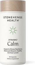 Stonehenge Health Dynamic Calm - 600mg KSM-66 Ashwagandha with L-theanine, Rhodiola Rosea, Holy Basil, and Magnesium Glycinate, Daily Stress and Mood Support, Non-GMO, 60 Vegetarian Capsules