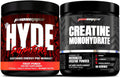 ProSupps Hyde Signature Sustained Pre-Workout, Fruit Punch and Creatine 300 Bundle