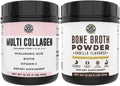 Left Coast Performance Vanilla Bone Broth and Multi Collagen Powder for Joint, Hair, Skin, and Nails Support