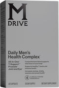 Mdrive Daily Mens Health Complex Ashwagandha Prostate Support 60 Capsules | All In One Classic T Formula Energy Boost Stress Relief Joint Eye Care Vitamin B12 KSM-66 Beta Sitosterols Cortisol Control