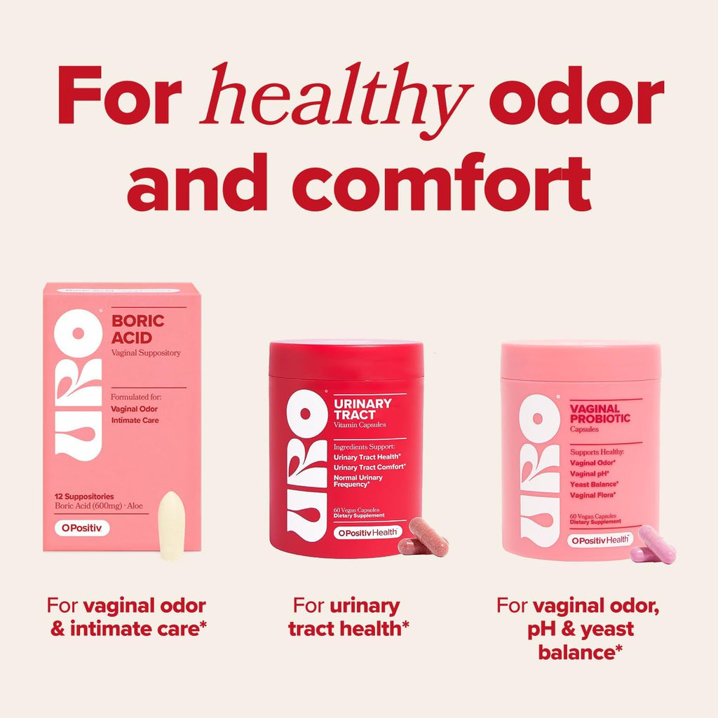 URO Urinary Tract Health Supplement with Pacran Cranberry – 30-Day Supply