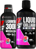 ProSupps L-Carnitine 3000 Stimulant Free Liquid Shots (Berry) Dr. Jekyll Signature Intense Focus, Energy & Pumps Pre-Workout Powder (Strawberry) Bundle
