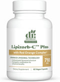 Dr. Murray's Lipizorb C Plus with Red Orange Complex - Liposomal Vitamin C | Antioxidant Support | Immune Defense | Vegan | 60 Capsules