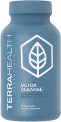 Terra Health Essentials Detox Cleanse for Women and Men - Support Gut Health, and Digestion - with Psyllium Powder and Turmeric Extract