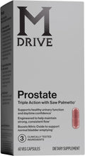 Mdrive Prostate Support Mens Supplement Saw Palmetto 60 Veg Capsules | Promotes Urinary Tract Health, Supports Normal Flow, Frequency & Bladder Emptying, Flowens Cranberry Extract, S7 N.O. Booster