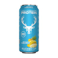 Bucked Up Lightly Carbonated Protein Soda | 25g Whey Isolate - Zero Sugar, Low Calorie, Caffeine Free, Clean Drink | Sparkling Protein Soda - 12 Pack, 16 oz Cans (Banana Pineapple)