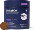 PetLab Co. Probiotic Chews for Dogs, 30 Soft Chews, Salmon | 8-strain probiotic blend with prebiotics to support digestive health, skin and seasonal allergy support