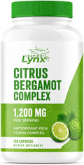 Citrus Bergamot 1200 mg – Heart & Cholesterol Support Supplement | 120 Capsules (60-Day Supply) | Antioxidant-Rich Extract for Circulatory & Metabolic Wellness | Non-GMO