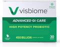 Visbiome® Advanced GI Care High Potency Probiotic, 450B CFU, 30 Packets | Original De Simone Formulation®, Multi-Strain, Refrigerated Probiotics, Low FODMAP Certified, Gluten-Free, Made in USA