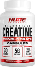 Creatine Monohydrate Capsules, 5g Per Serving, Scientifically Dosed To Maximize Lean Muscle Growth, Strength, Recovery & Performance, Thoroughly Tested For Purity, For Men & Women, Convenient Capsules