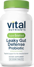 Hyperbiotics Vital Nutrients Leaky Gut Repair Supplement Probiotic | Science Backed Formula Strengthens Intestinal Barrier and Gut Health | Reduces Digestive Discomfort | 60 Vegan Count