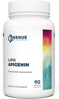 Renue By Science Apigenin | High Strength Liposomal Apigenin Supplement | 90 Apagenine Capsules - 75mg Apigenin per Serving | Non-GMO & Allergen Free | Made in the USA Third-Party Tested