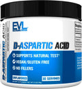D Aspartic Acid Testosterone Booster for Men - 3120mg DAA D-Aspartic Acid Pre Workout Powder Muscle Builder for Men 3.12g - Men's Health Supplement for Enhanced Drive Potency and Vigor - Unflavored