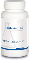 BIOTICS RESEARCH Berberine HCl, Botanical Berberine Supplement 500mg Per Serving - Supports Heart Health, Immune System, Healthy GI, Healthy Cholesterol, Gluten Free - 90 Capsules
