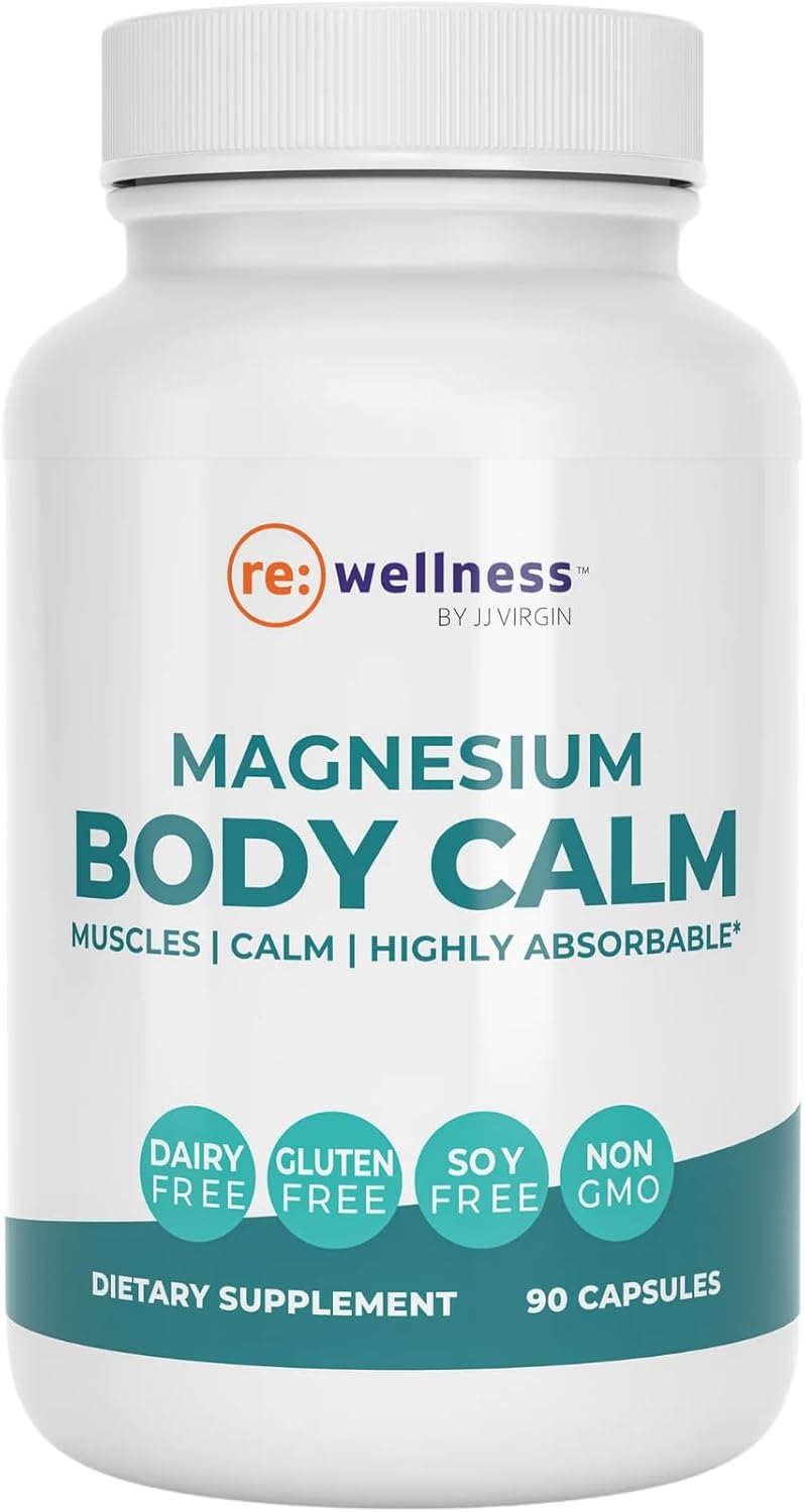 Reignite Wellness by JJ Virgin Evening Essentials Bundle | Sleep Candy, 60 Tablets + Magnesium Body Calm, 120 Capsules