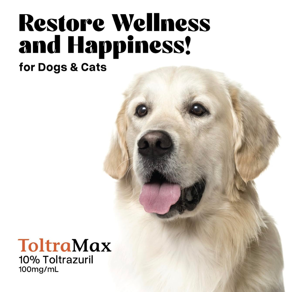 Vetr's Toltramax Toltrazuril Powder for Horses, Dogs, Cats, 100g (10.0%, Chicken)