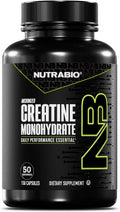 NutraBio Pure Micronized Creatine Monohydrate Capsules, Creatine Pills, Supports Bulk Muscle Energy, Recovery, and Strength - Keto Friendly, Kosher, Creatine Nutritional Supplement for Men and Women